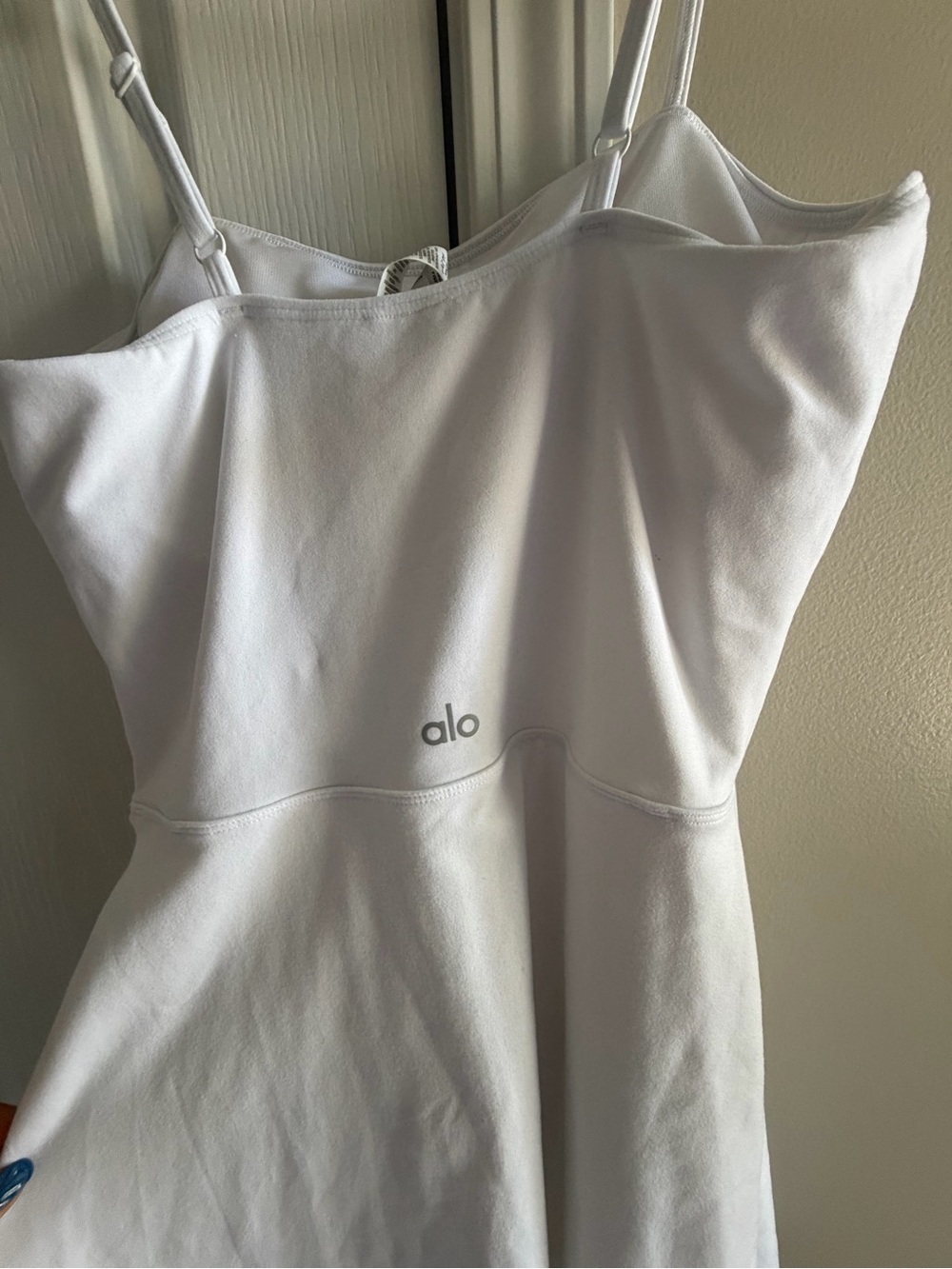 ALO Yoga White Mini Slip Dress - Picture 2 of 4
